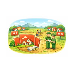 Đất thuộc nhiều đơn vị hành chính cấp xã có được cấp sổ đỏ không?