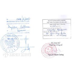 Thực hiện hợp pháp hóa lãnh sự như thế nào ? 