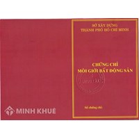 Điều kiện kinh doanh dịch vụ môi giới bất động sản và thủ tục xin cấp chứng chỉ hành nghề môi giới bất động sản