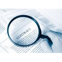 Business support services to negotiate, sign and draft contracts