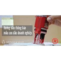 Hướng dẫn viết thông báo thay đổi mẫu con dấu của Doanh nghiệp