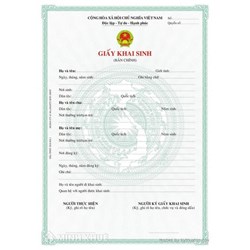 Thủ tục đăng ký giấy khai sinh cho trẻ em có yếu tố nước ngoài 