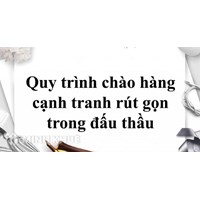 Chào hàng cạnh tranh rút gọn có cần phải đăng tải kế hoạch lựa chọn nhà thầu?