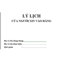 Thủ tục kết nạp Đảng viên vào Đảng Cộng sản Việt Nam mới nhất