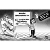 Có cần giấy giấy xác nhận tình trạng hôn nhân khi đăng ký khai sinh cho con