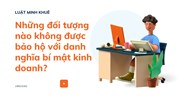 Những đối tượng nào không được bảo hộ với danh nghĩa bí mật kinh doanh?