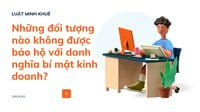 Những đối tượng nào không được bảo hộ với danh nghĩa bí mật kinh doanh?