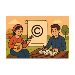 Quyền tác giả đối với tác phẩm văn học, nghệ thuật dân gian quy định như thế nào?