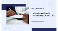 Thời hiệu khởi kiện thương mại là bao lâu?