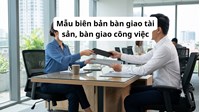 Mẫu biên bản bàn giao tài sản, bàn giao công việc mới nhất