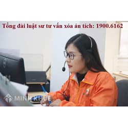 Luật sư tư vấn pháp luật trực tuyến về xóa án tích và thủ tục xóa án tích
