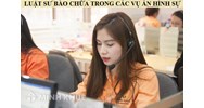 Dịch vụ luật sư chuyên nghiệp tham gia bào chữa trong vụ án hình sự