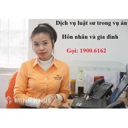 Dịch vụ luật sư đại diện tranh tụng trong lĩnh vực Hôn nhân và gia đình
