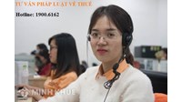 Tư vấn pháp luật trực tuyến về thuế qua điện thoại
