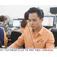 Luật sư tư vấn trực tuyến qua điện thoại các vấn đề pháp lý liên quan đến thử việc