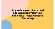Cách thức hạch toán chi phí đối với khoản tiền thuê nhãn hiệu (trademark) từ công ty Mẹ ?