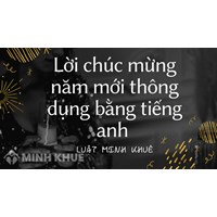 Lời chúc mừng năm mới thông dụng bằng tiếng anh