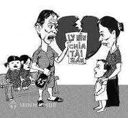 Chia tài sản chung chỉ đứng tên chồng khi ly hôn ? Nguyên tắc phân chia tài sản chung ?
