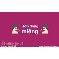 Chứng minh giao kết khi xác lập hợp đồng miệng ?