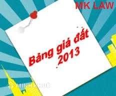 Tư vấn về giá đất theo quy định của Luật đất đai 2013?