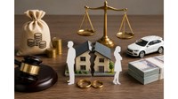 Án phí chia tài sản chung khi ly hôn tính như thế nào?