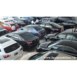 Tư vấn mức thuế đối với xe đã qua sử dụng nhập khẩu vào Việt Nam ?