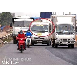 Mức phạt đối với lỗi vượt xe trong trường hợp cấm vượt?