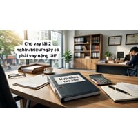 Cho vay lãi 2 nghìn/triệu/ngày có phải vay nặng lãi?