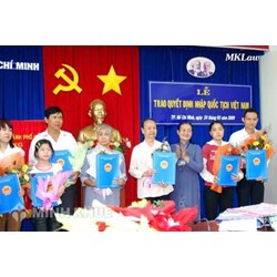 Tư vấn vấn đề nhập lại quốc tịch Việt Nam ?