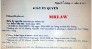 Có được ủy quyền cho trưởng phòng về ký kết các lĩnh vực liên quan?
