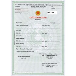 Thủ tục thay đổi tên đệm, tên khai sinh trên giấy khai sinh cho con?