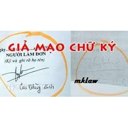 Để kế toán giả chữ ký bản thân hiệu trưởng phải chịu trách nhiệm gì ?