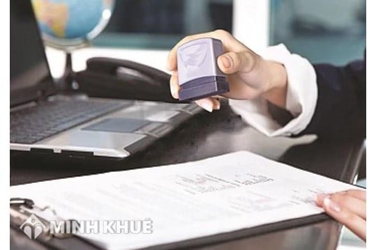 Mẫu thông báo về việc sử dụng mẫu con dấu của doanh nghiệp (chi nhánh, văn phòng đại diện)