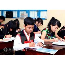 Mẫu Giấy số lượng học sinh dân tộc nội trú, bán trú, sinh viên là người dân tộc thiểu số (Mẫu số 10)