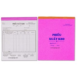 Mẫu phiếu xuất kho (Mẫu số 02-VT)