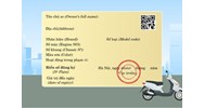 Mẫu chứng nhận đăng kí xe ô tô, xe máy, xe rơ moóc mới nhất
