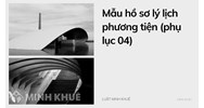 Mẫu hồ sơ lý lịch phương tiện (phụ lục 04)