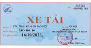 Mẫu giấy đề nghị cấp phù hiệu, biển hiệu mới nhất