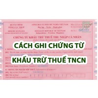 Mẫu báo cáo chứng từ khấu trừ thuế thu nhập cá nhân mới nhất