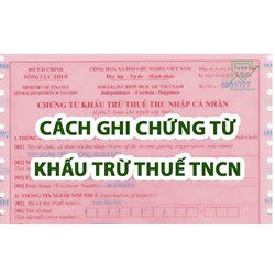 Mẫu báo cáo chứng từ khấu trừ thuế thu nhập cá nhân mới nhất