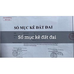 Sổ mục kê là gì? Mẫu sổ mục kê đất đai theo quy định hiện hành