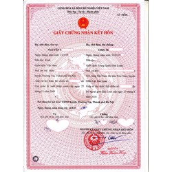 Giấy đăng ký kết hôn có chữ ký một bên?