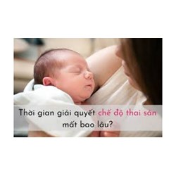 Giải quyết chế độ thai sản mất bao lâu thời gian?
