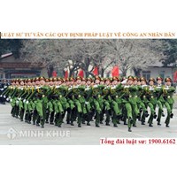 Luật sư tư vấn pháp luật Công an nhân dân trực tuyến