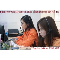 Cách xác định hiệu lực của hợp đồng mua bán đất viết tay