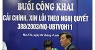 Cải chính công khai là gì ? Khái niệm về cải chính công khai ?