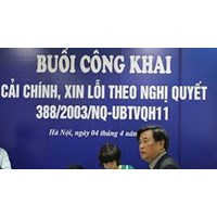 Cải chính công khai là gì ? Khái niệm về cải chính công khai ?