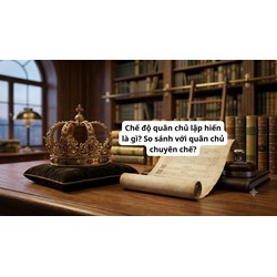Chế độ quân chủ lập hiến là gì? So sánh với quân chủ chuyên chế?