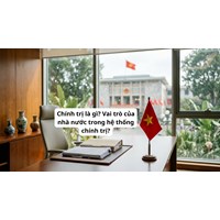 Chính trị là gì? Vai trò của nhà nước trong hệ thống chính trị?