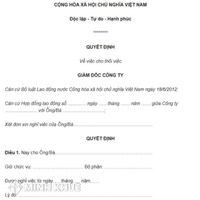 Cho thôi việc là gì ? Khái niệm về cho thôi việc